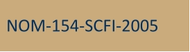 NOM-154-SCFI-2005